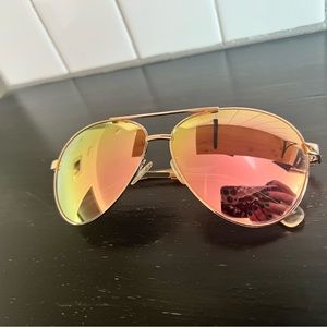 Diane von Furstenberg aviator sunglasses